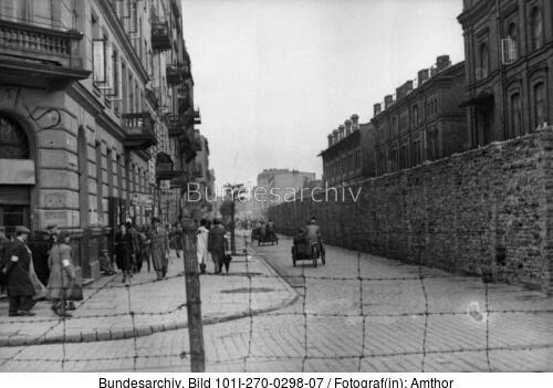 Polen, Ghetto Warschau, Mauer