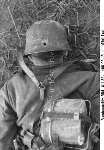 Russland, toter deutscher Soldat