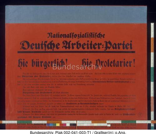 NSDAP, Versammlungsaufruf, Reichstagswahl