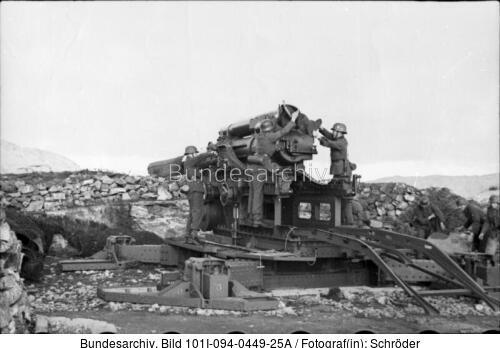 Norwegen, Lappland, Küstenbatterie