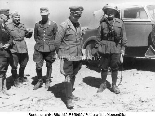 bei Tobruk, Rommel besucht italienisches Armeekorps