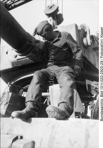 Russland, Reparatur Panzer VI "Tiger I"