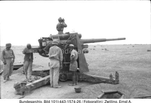 Nordafrika, Flakgeschütz