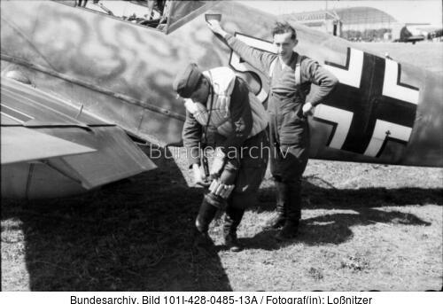 Nordafrika, Me 109 vor Einsatz