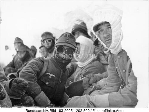 Norwegen, bei Narvik, Gebirgsjäger