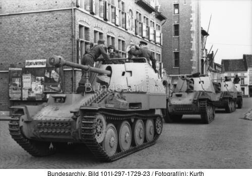 Belgien, Eeklo, Panzerjäger "Marder III"
