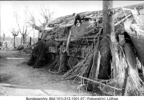 Italien, getarnter Panzer V (Panther)