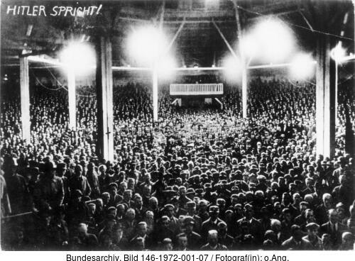 München, Zirkus Krone, Rede Hitler