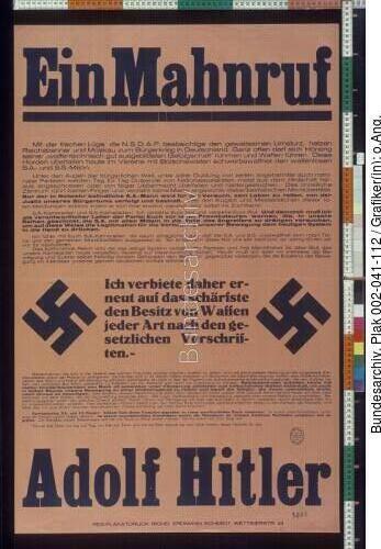 NSDAP, Bürgerkrieg