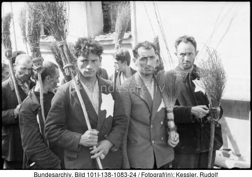 Russland, Mogilew, Zwangsarbeit von Juden