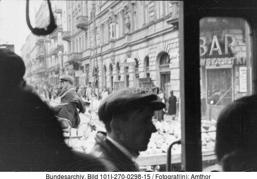 Polen, Ghetto Warschau, Straßenszene