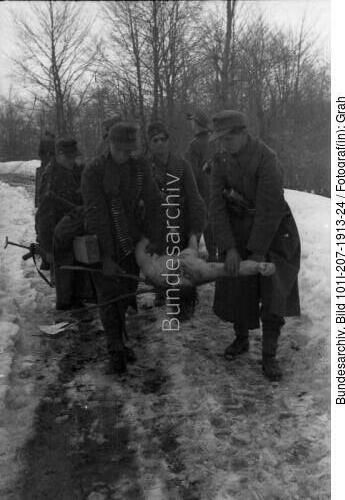 Jugoslawien, toter deutscher Soldat