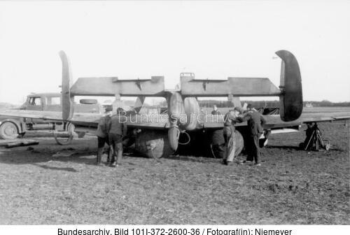 Frankreich, Nachtjagdmaschine Me 110