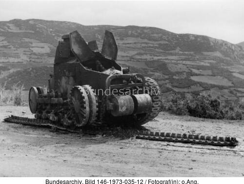 Jugoslawien, zerstörter jugosl. Panzer