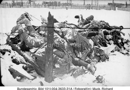Russland, Cholm, gefallene Rotarmisten