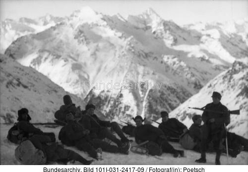 Russland, Kaukasus, Gebirgsjäger