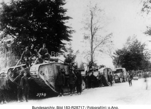 Frankreich, deutsche Panzerschwadron