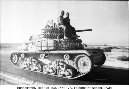 Nordafrika, italienischer Panzer M13/40