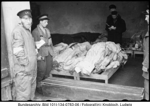 Polen, Ghetto Warschau, Leichensammelstelle