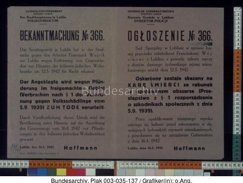Polen, Lublin, Todesstrafe