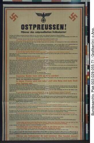 Volkssturm in Ostpreußen
