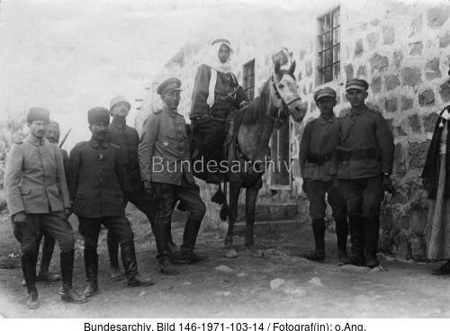 Jordan-Tal, Scheich Jussuf Ul Ursan und Hauptmann Justin