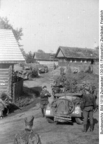 Russland, Fahrzeuge der SS-Division "Das Reich"