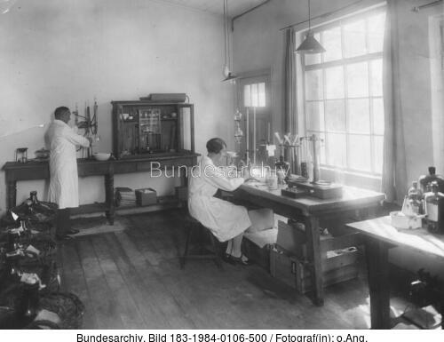 Seifenfabrikation, Labor