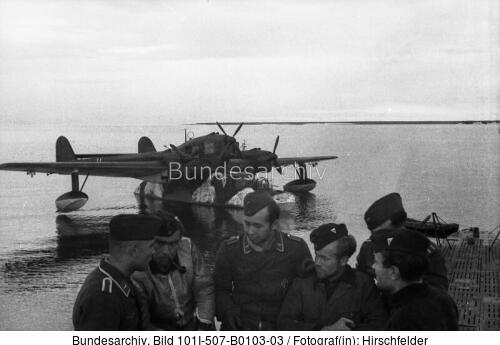 Eismeer, Flugzeug BV 138 und U-Boot