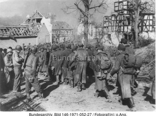 Rheinland, Deutsche Kriegsgefangene