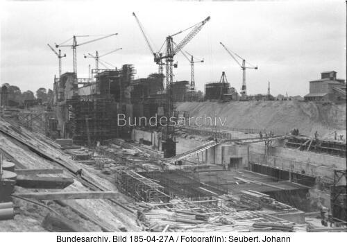 Bremen, U-Bootbunker "Valentin", Bau