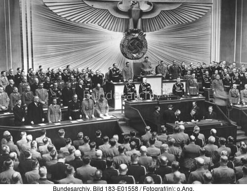 Berlin, 1. Großdeutscher Reichstag, Sitzung