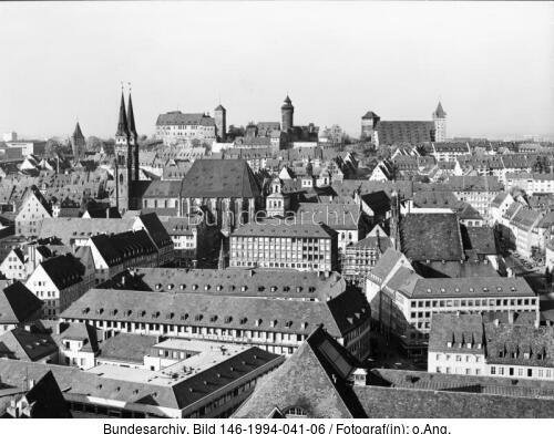 Nürnberg, Altstadt mit Kaiserburg