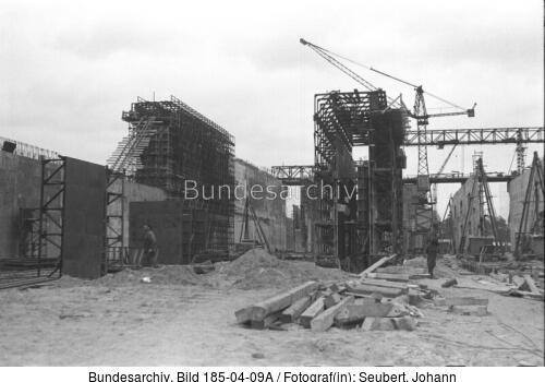 Bremen, U-Bootbunker "Valentin", Bau