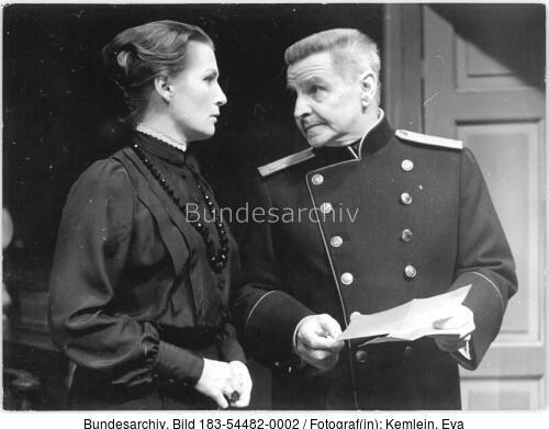 Berlin, DT, "Drei Schwestern", Inge Keller, Wolfgang Langhoff