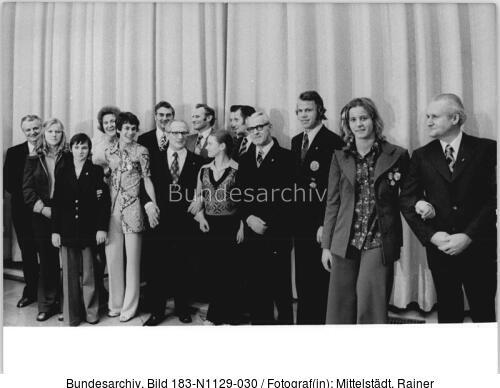 Berlin, Sportlerehrung, Honecker