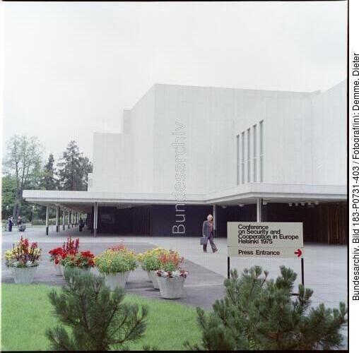 Helsinki, KSZE-Konferenz, Finlandia-Halle