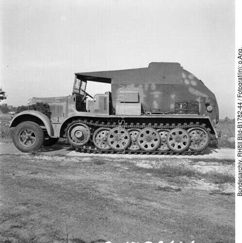 Peenemünde, Halbkettenfahrzeug, Feuerleitpanzer