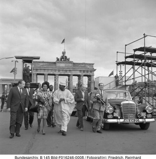 Berlin, Staatsbesuch Minister Benson, Nigeria