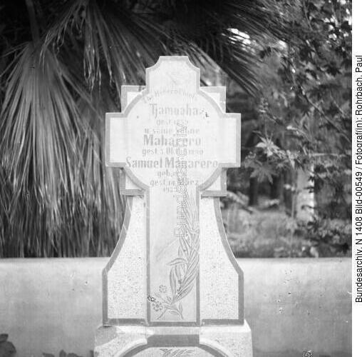 Südwestafrika, Okahandja, Gedenkstein Maharero