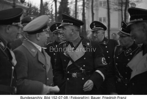 Dachau, SS-Übungslager, Besichtigung Ley
