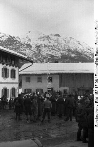 Krün, SS-Totenkopfverbände zum Übungsschießen