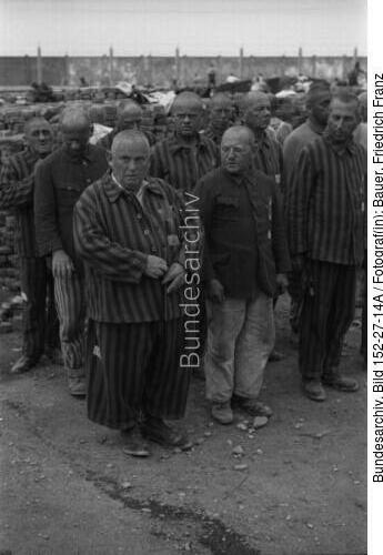 KZ Dachau, Häftlinge beim Appell