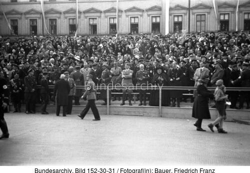 München, Grundsteinlegung Haus der Kunst