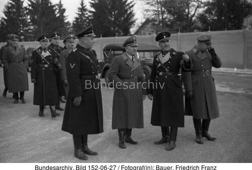 Dachau, SS-Übungslager, Besichtigung Ley
