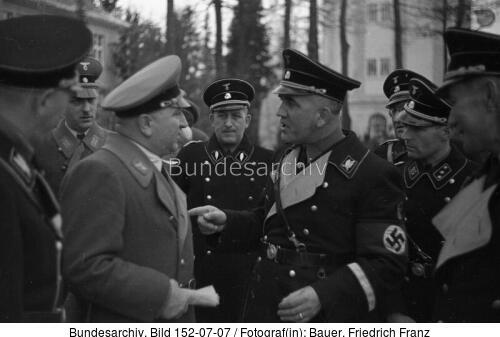 Dachau, SS-Übungslager, Besichtigung Ley