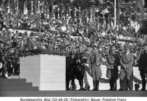 Nürnberg, Grundsteinlegung Kongresshalle