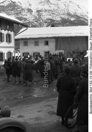 Krün, SS-Totenkopfverbände zum Übungsschießen
