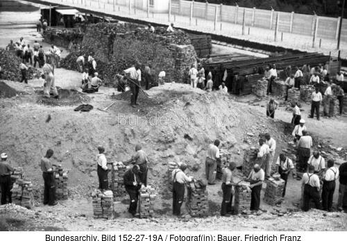 KZ Dachau, Häftlinge bei Arbeit