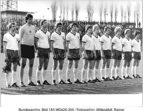 Fußball-Olympiaauswahl der DDR, Mannschaftsfoto